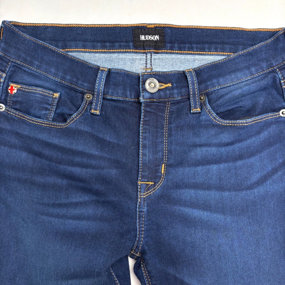 Hudson Krista Super Skinny Jeans Womens 29 Dark Wash Indigo Blue Stretch Denim